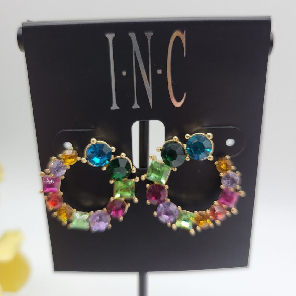 INC. Multi. Colored earrings, New with tags